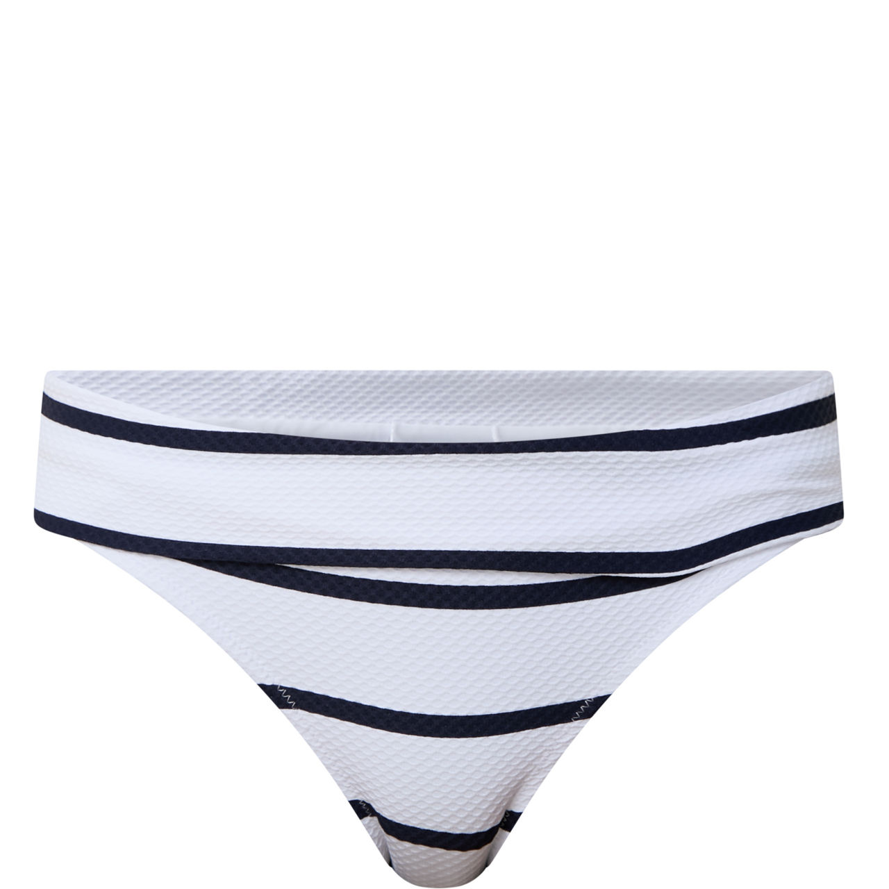 Nautical Stripe Foldover Bikini Bottoms