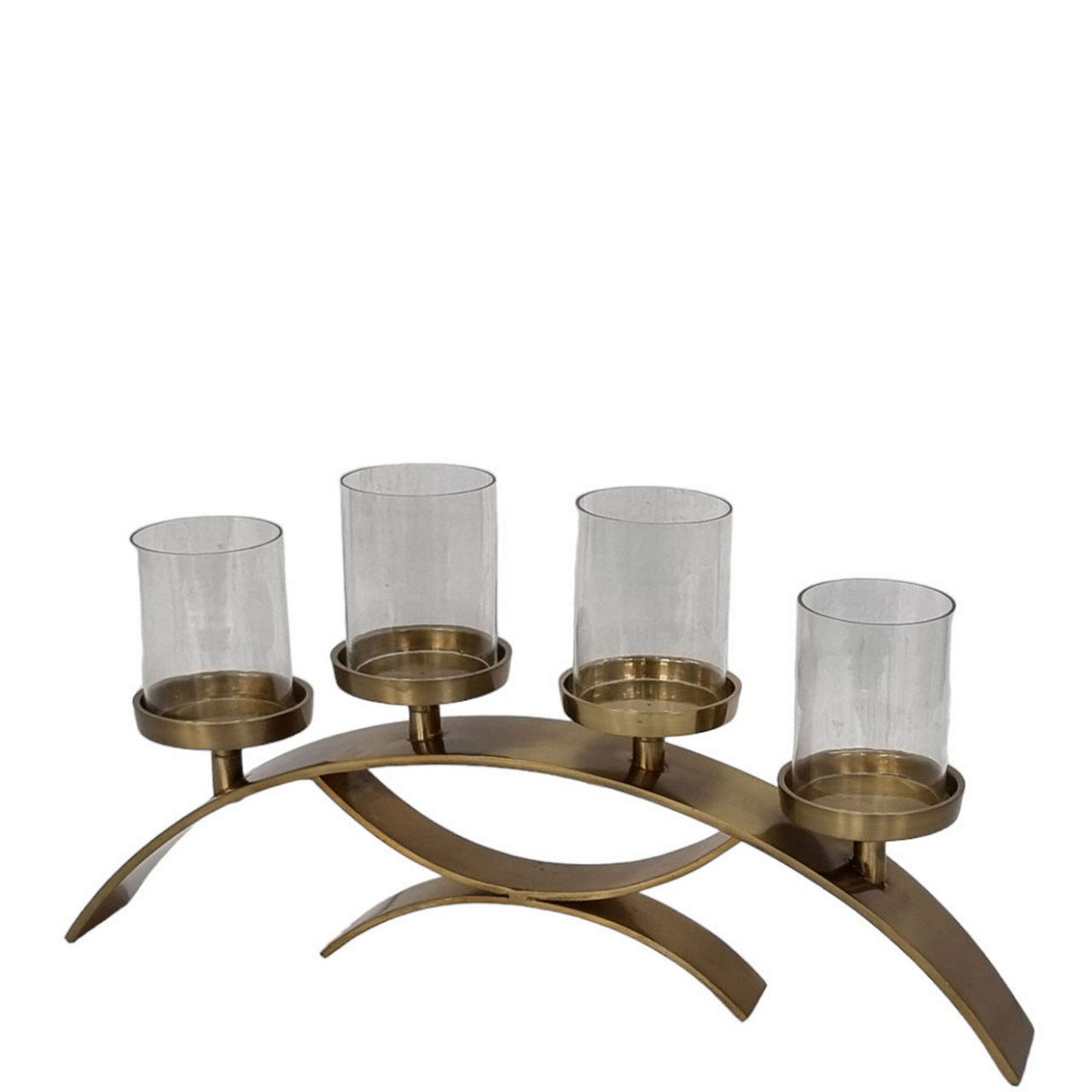 The Arch Candleholder Antique Brass