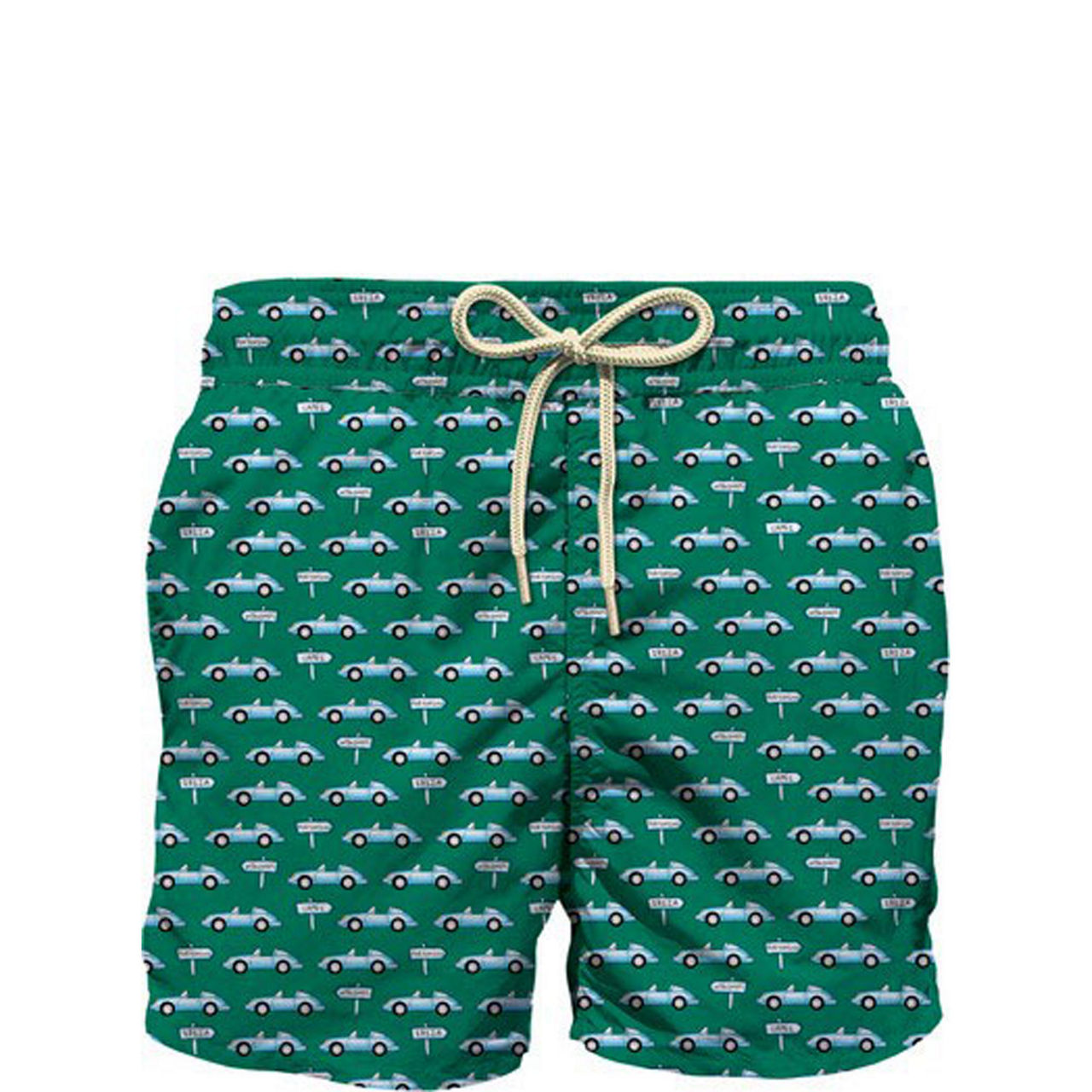 Beach Sign Car Swim Shorts