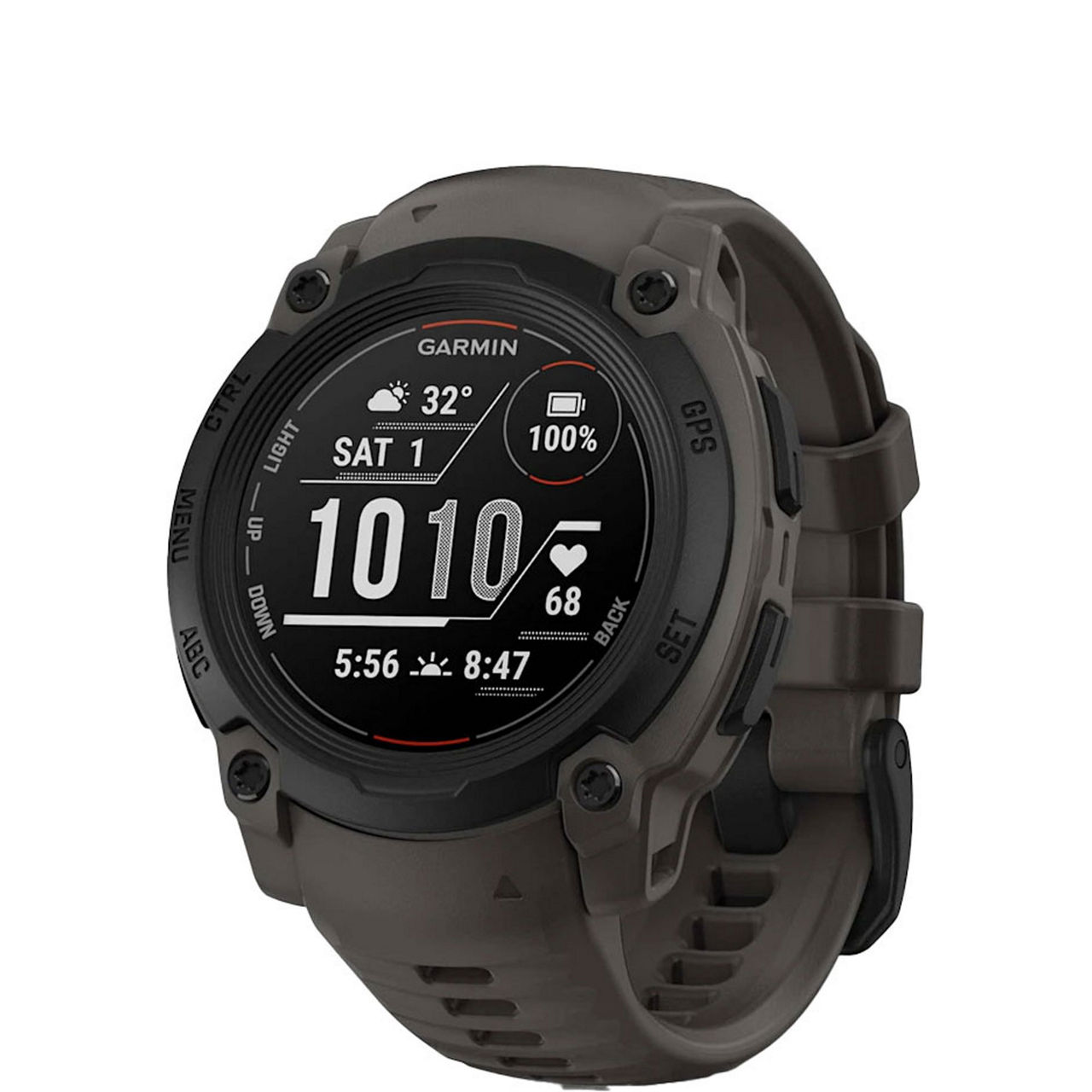 Instinct E 40 mm Black with Charcoal Band