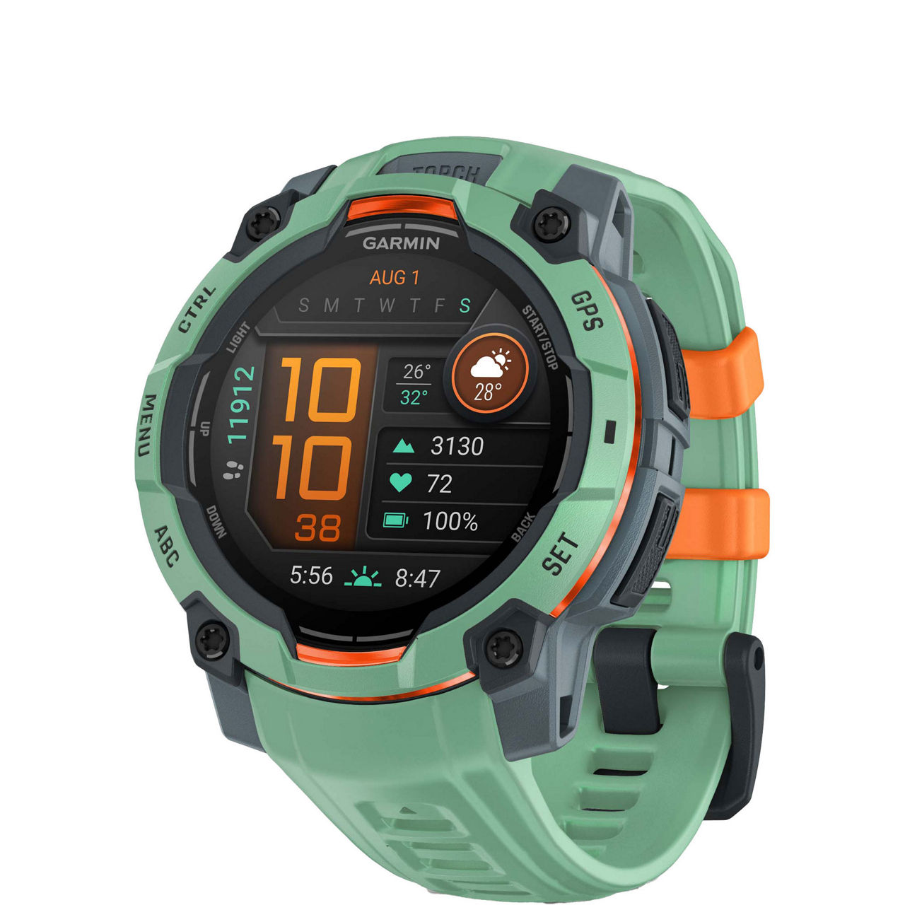 Instinct 3 45 mm AMOLED Neotropic with Band