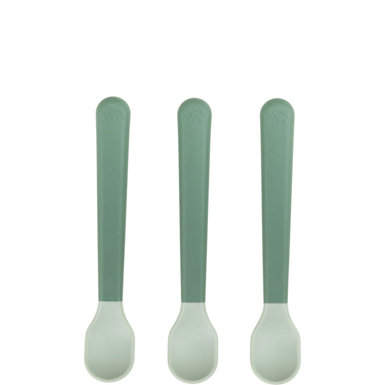Foodie Easi-Grip Baby Spoon 3-Pack Green