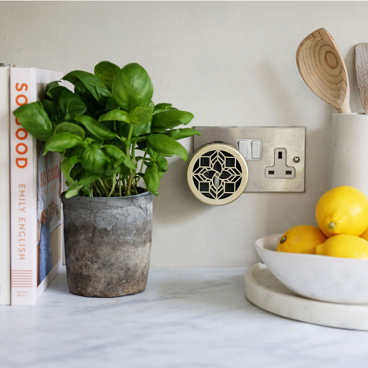 Plug In Wall Diffuser and Refill Set Lemongrass and Ginger