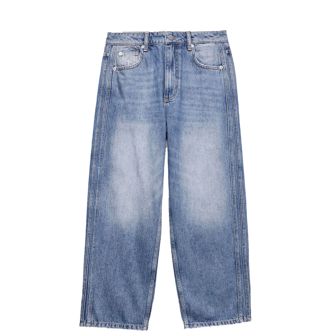 Relaxed Tapered Boyfriend Jeans