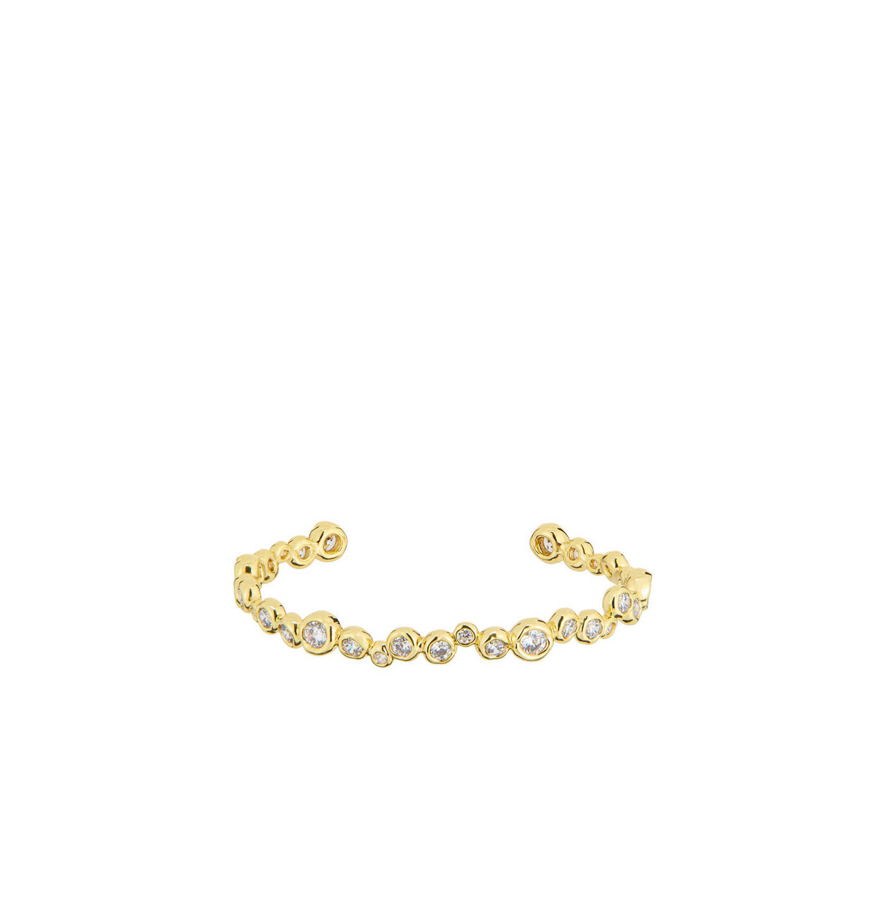 Asterales Gold Skinny Cuff Bracelet