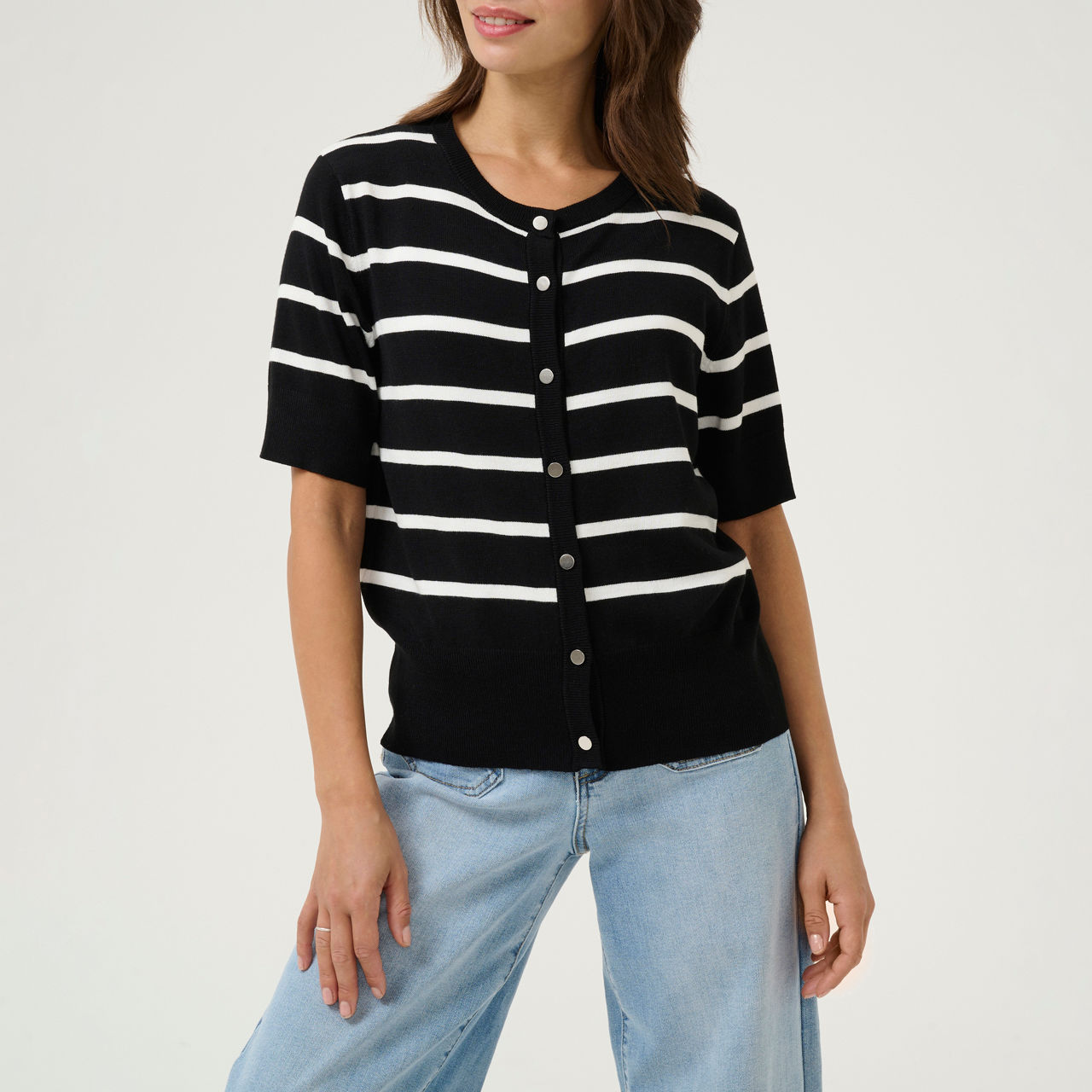Lizza Striped Cardigan Lizza Striped Cardigan