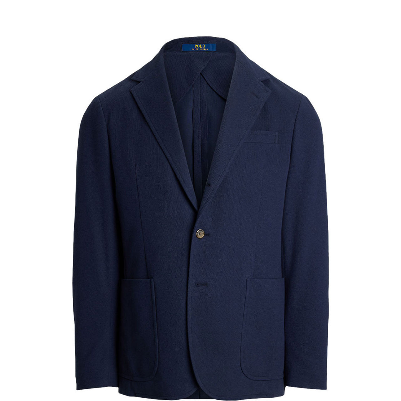 Pique Single-Breasted Blazer