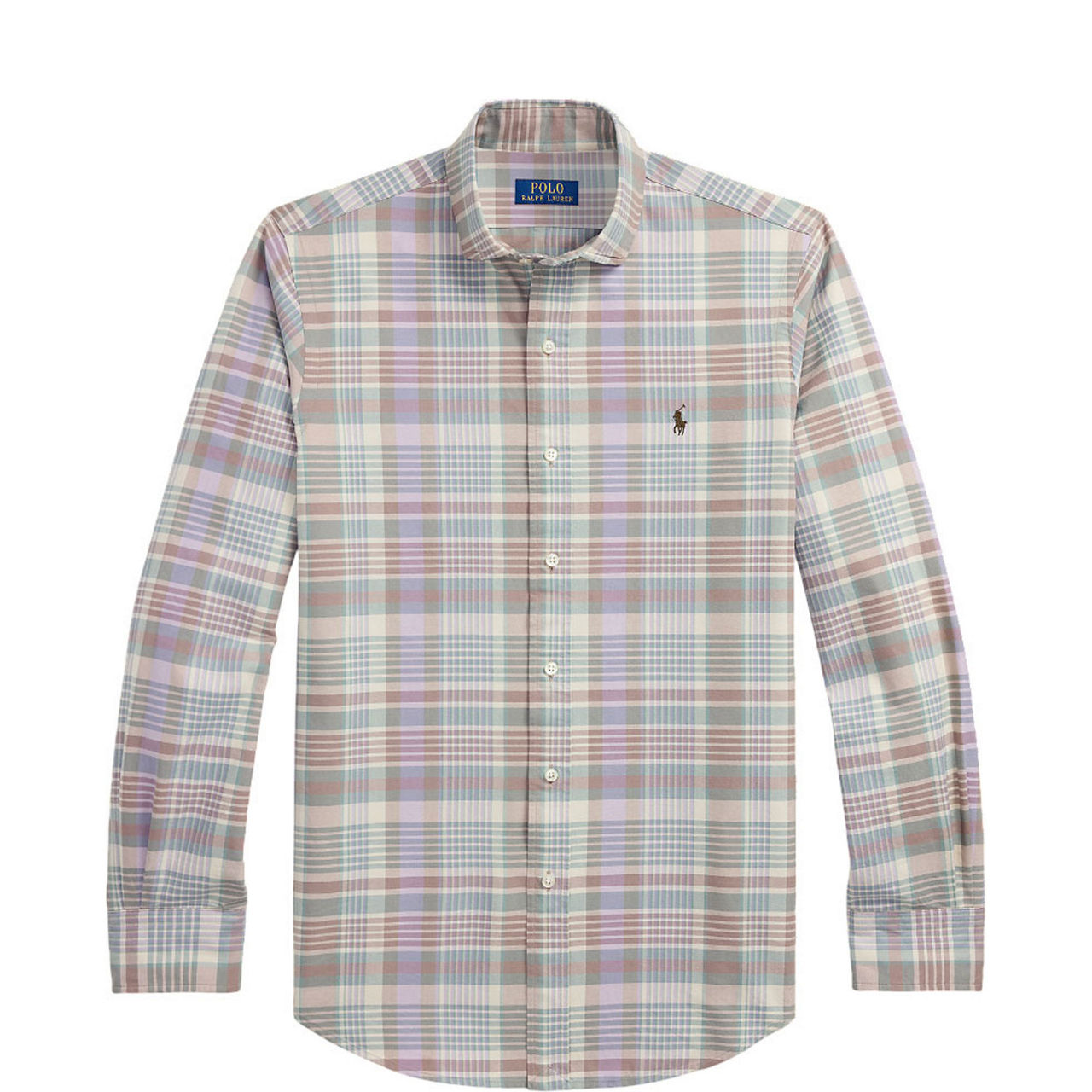 Polo Player Logo Oxford Check Shirt
