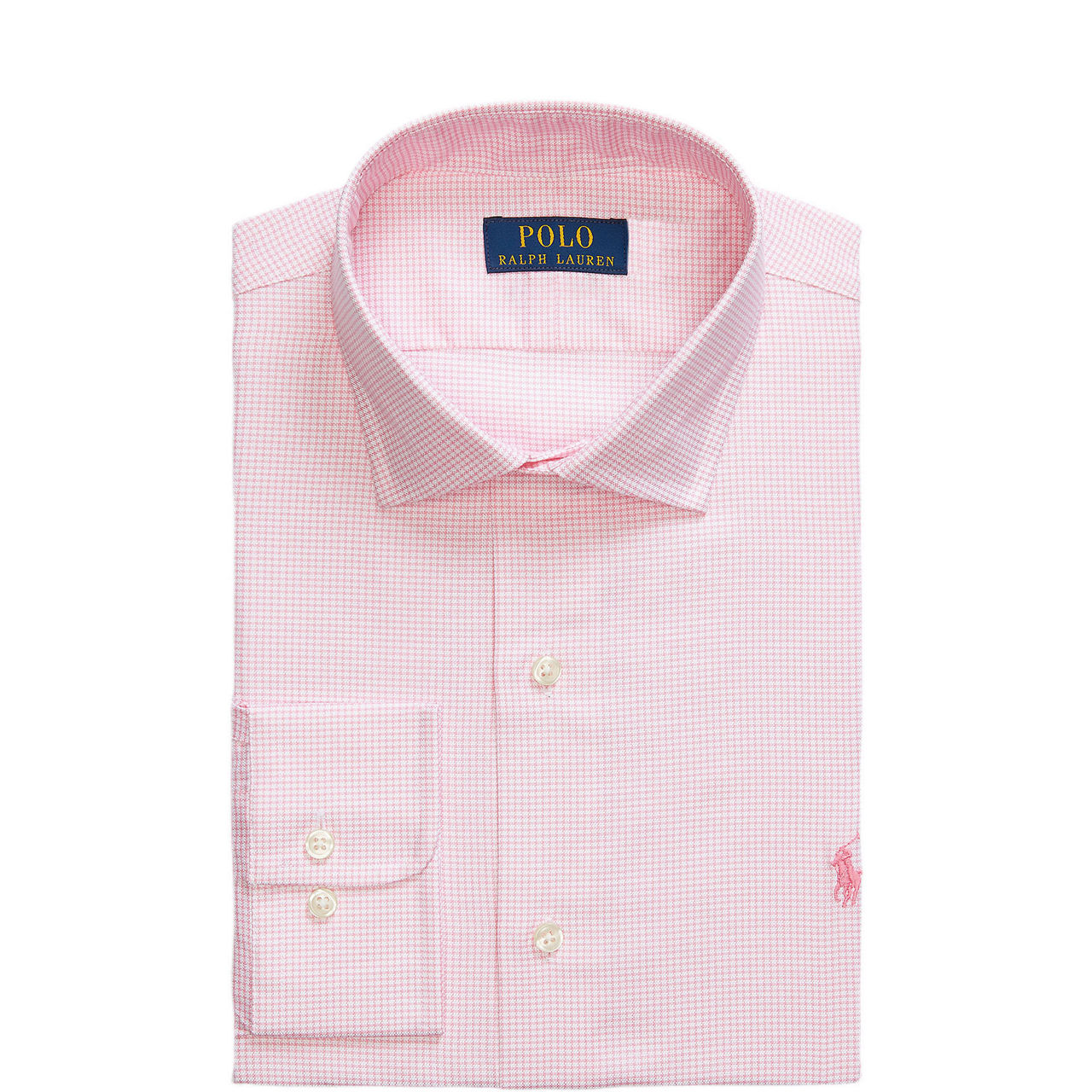 Polo Player Logo Check Shirt