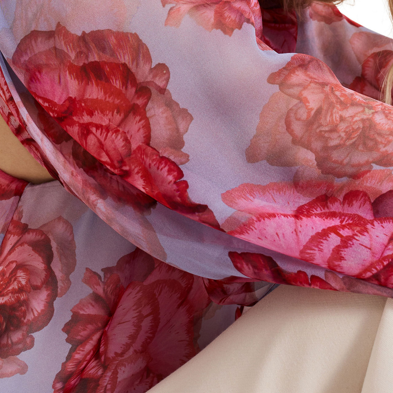 Amara Floral Silk Blouse