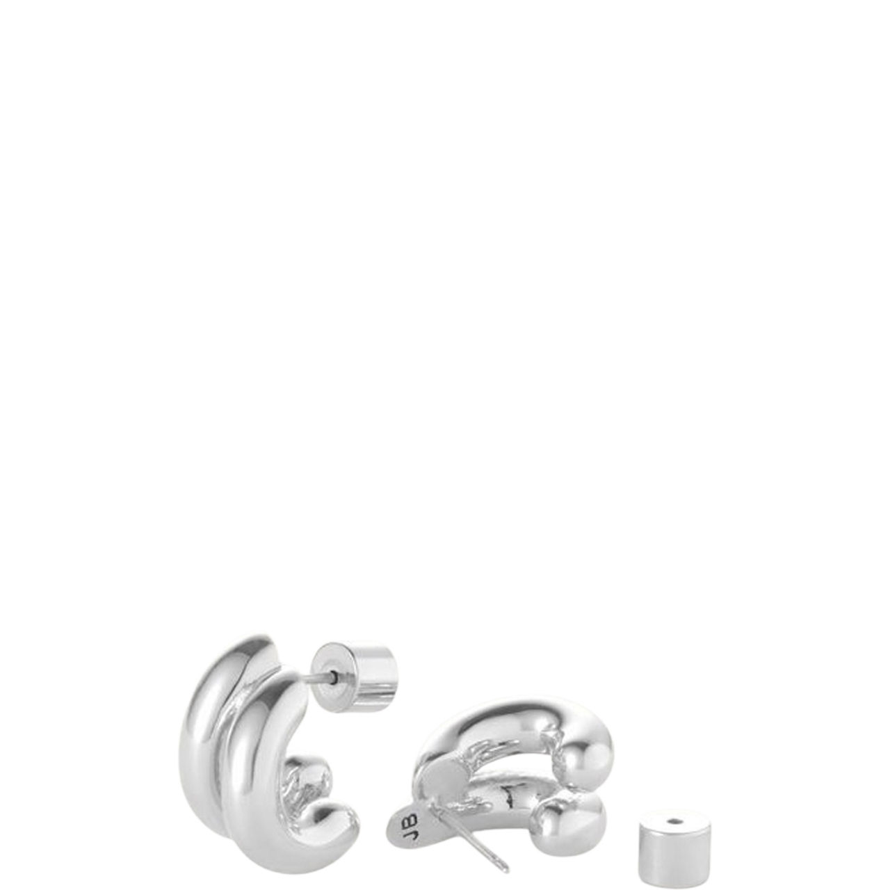 Mini Florence Silver-Tone Earrings