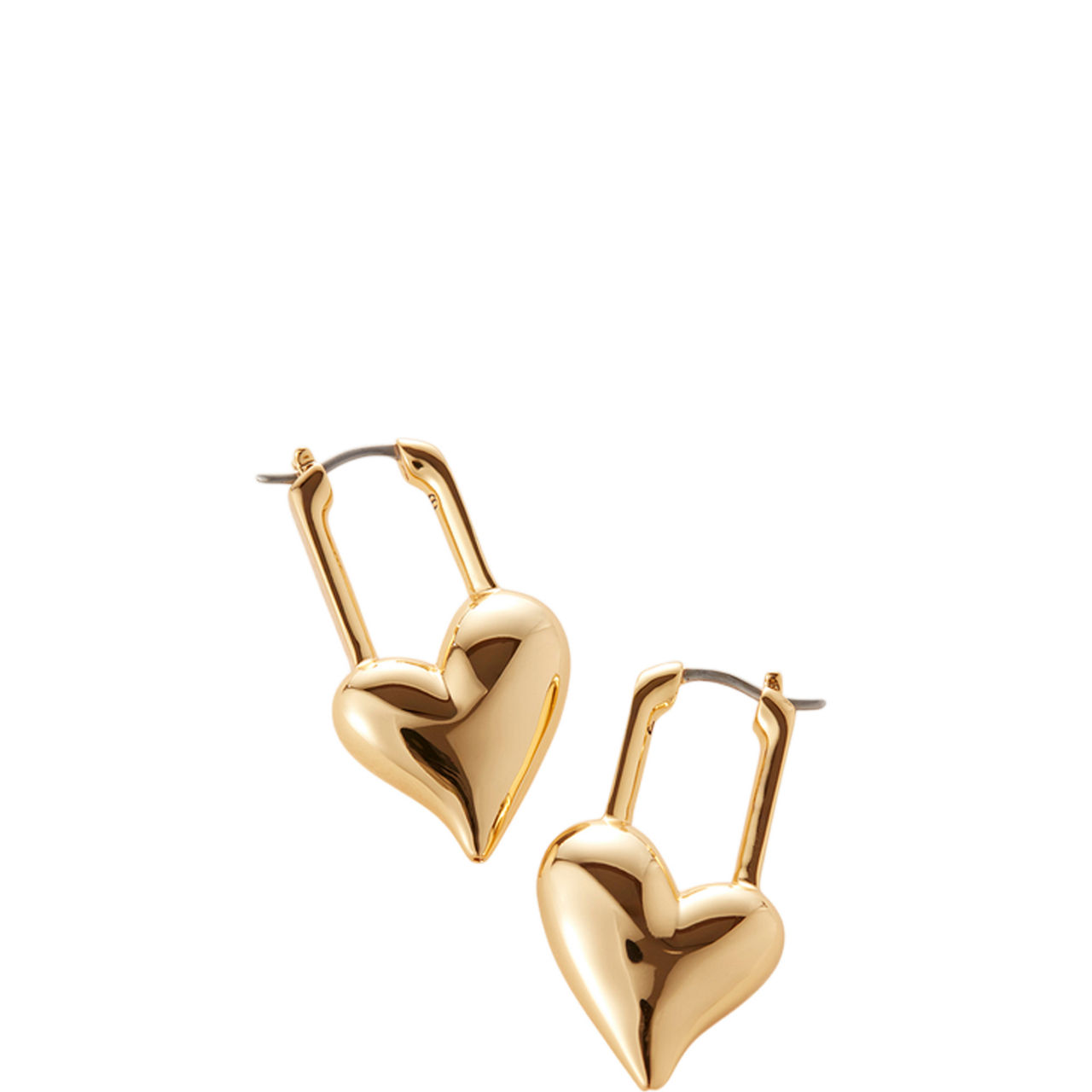 Padlock Heart Earrings