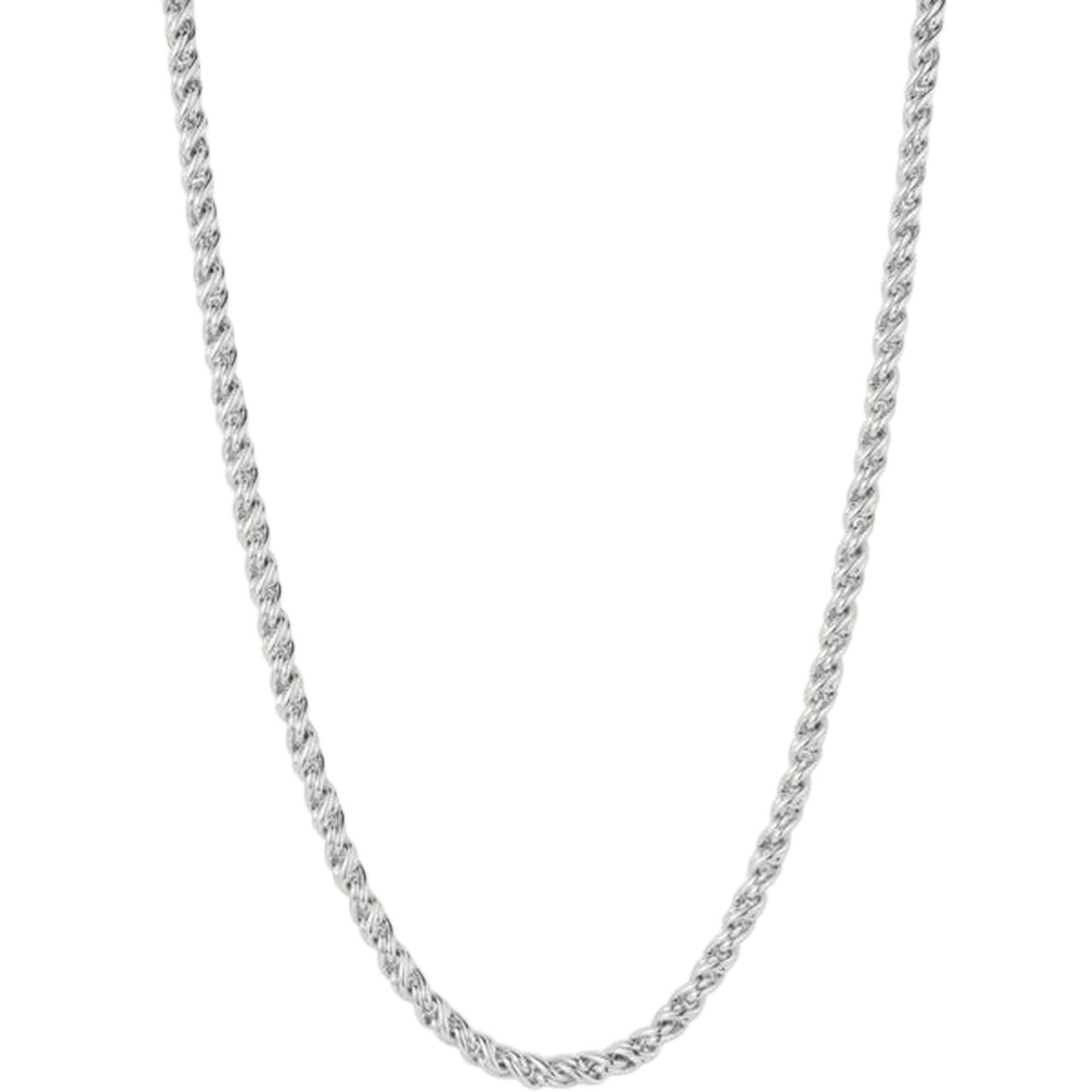 Rizzo Silver-Tone Chain Necklace