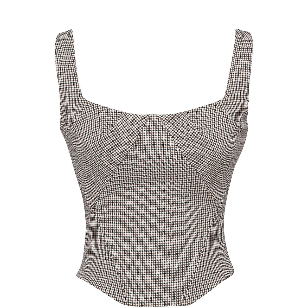 Selma Puppytooth Corset Top