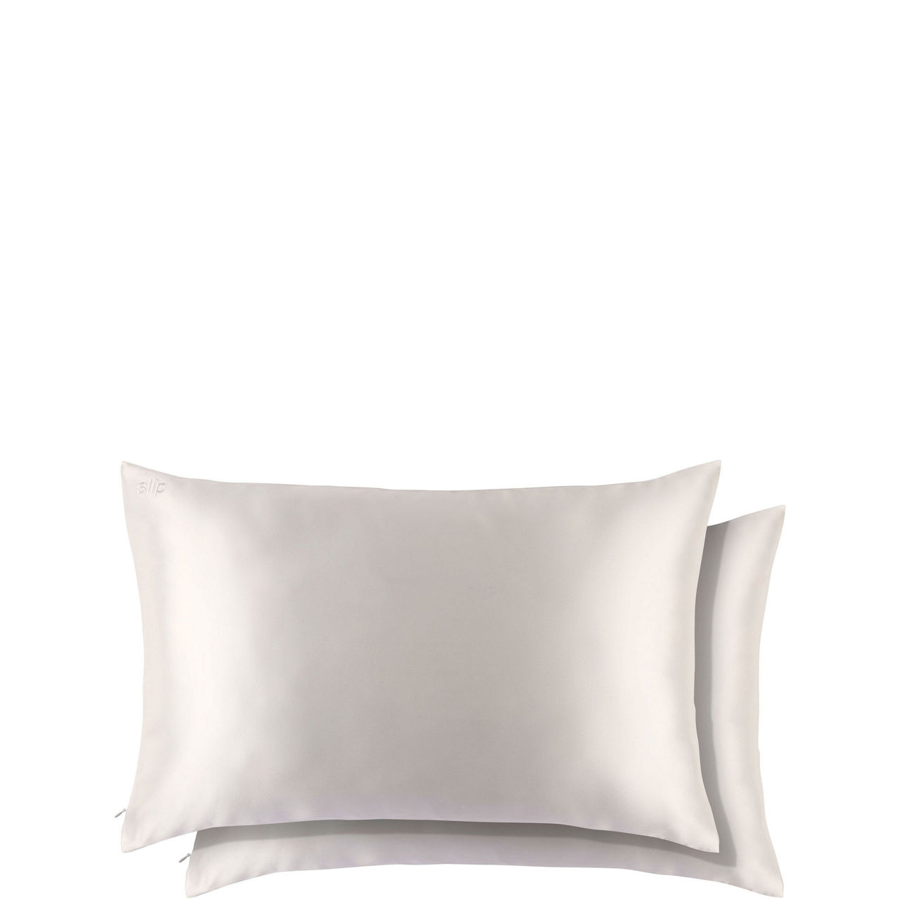 Pure Silk Queen Pillowcase Duo - White