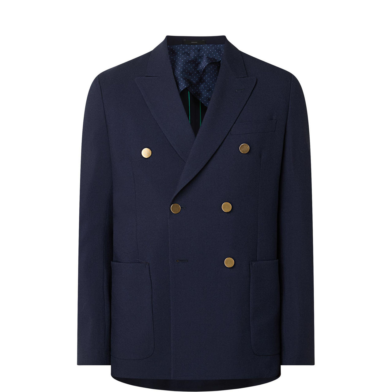 Double-Breasted Wool Blazer