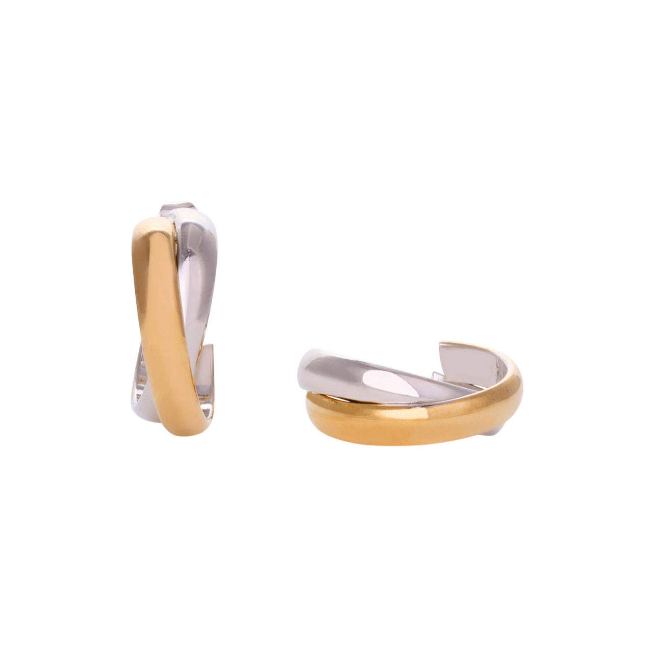 Duo Twisted Hoop Earrings Duo Twisted Hoop Earrings