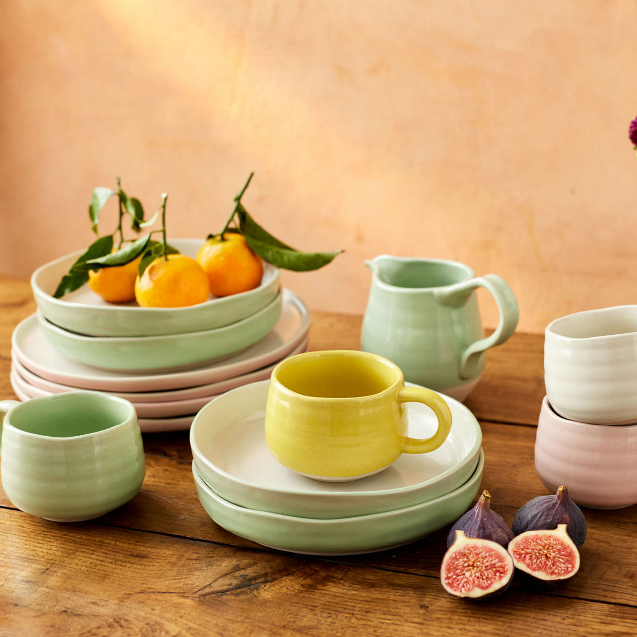 Big Love Stoneware Dishy Bowls Set of Four, 22cm