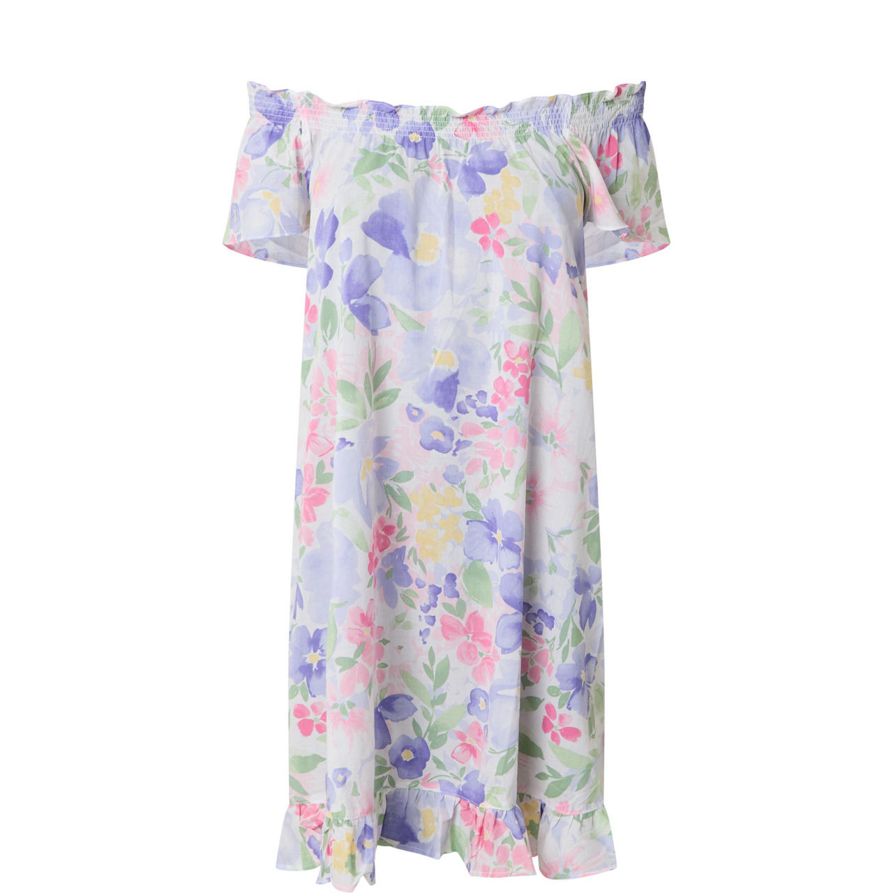 Floral Print Night Dress