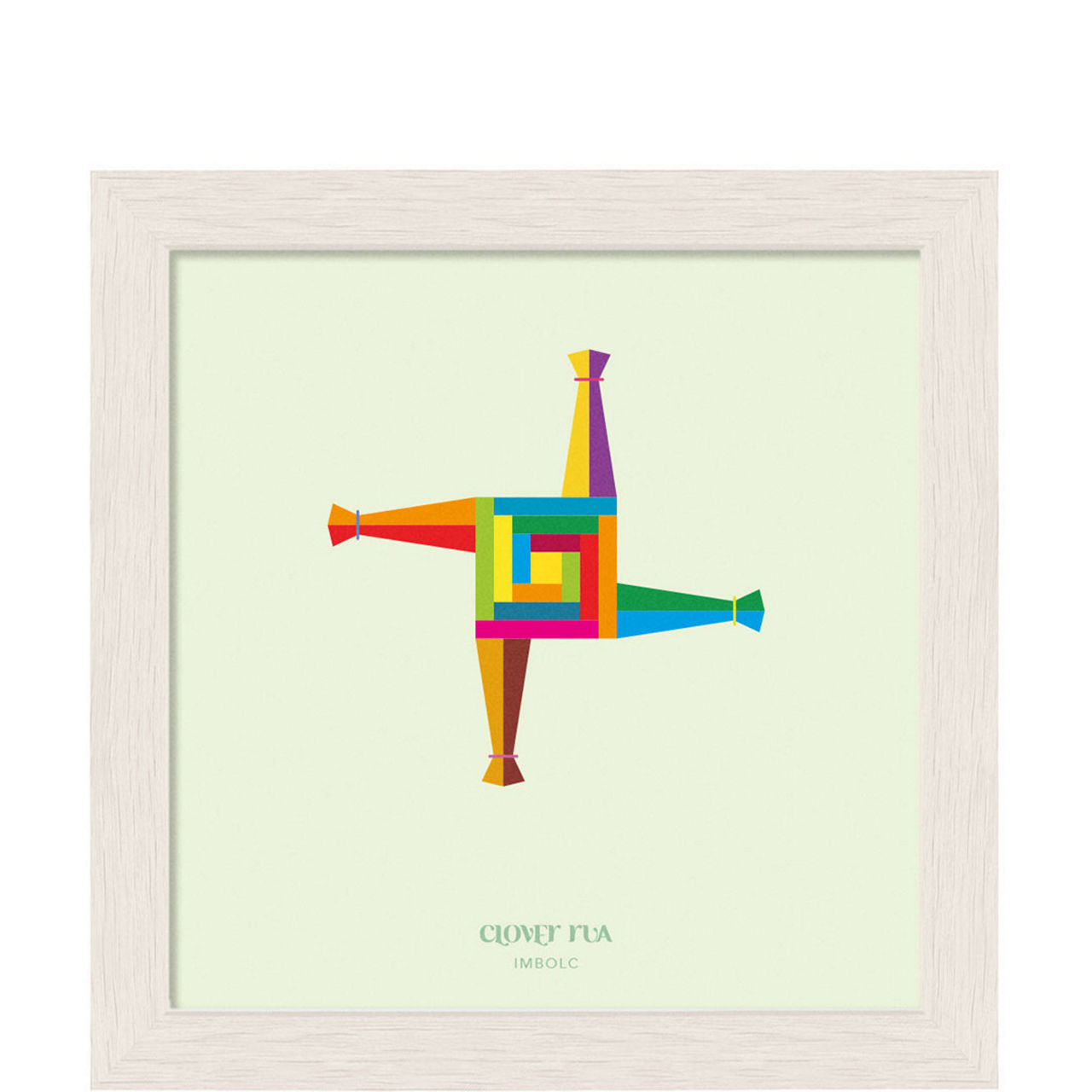 Saint Brigid's Cross Framed Print
