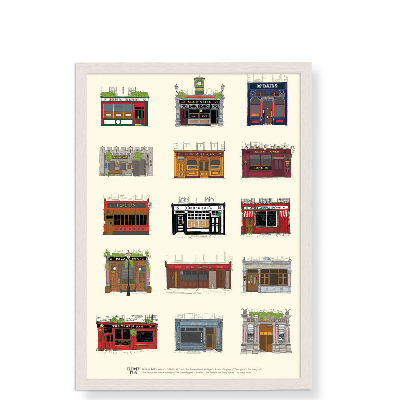 Dublin Pubs Framed Print