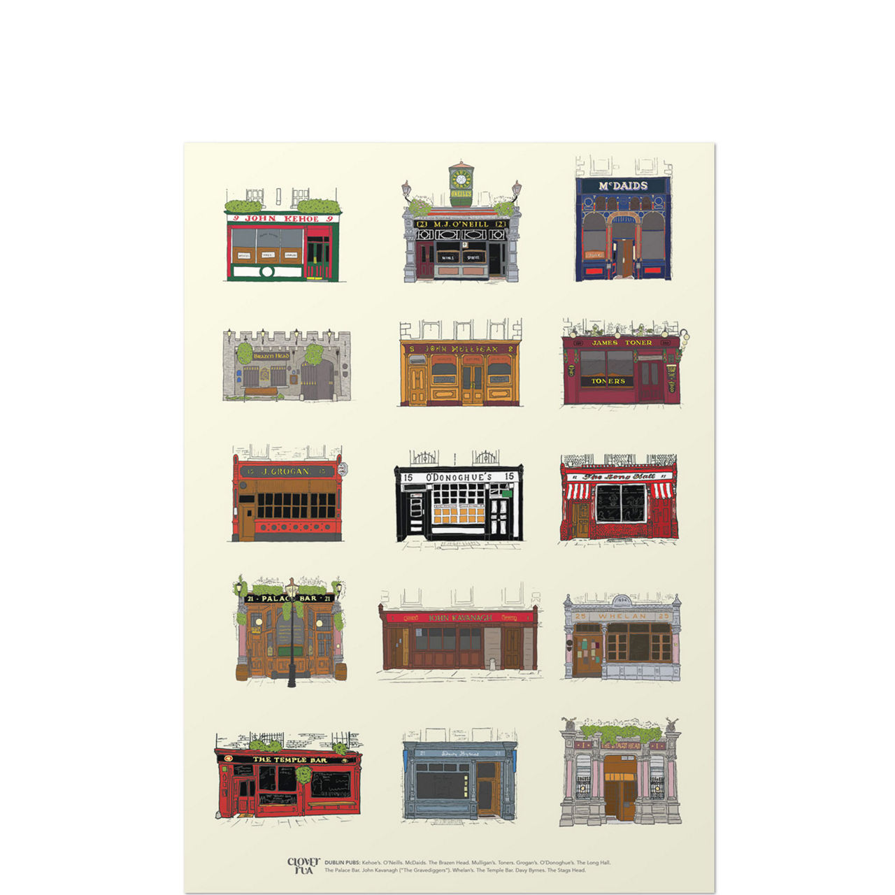 Dublin Pubs Print