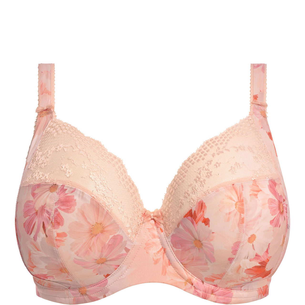Lucie Floral Underwired Stretch Plunge Bra