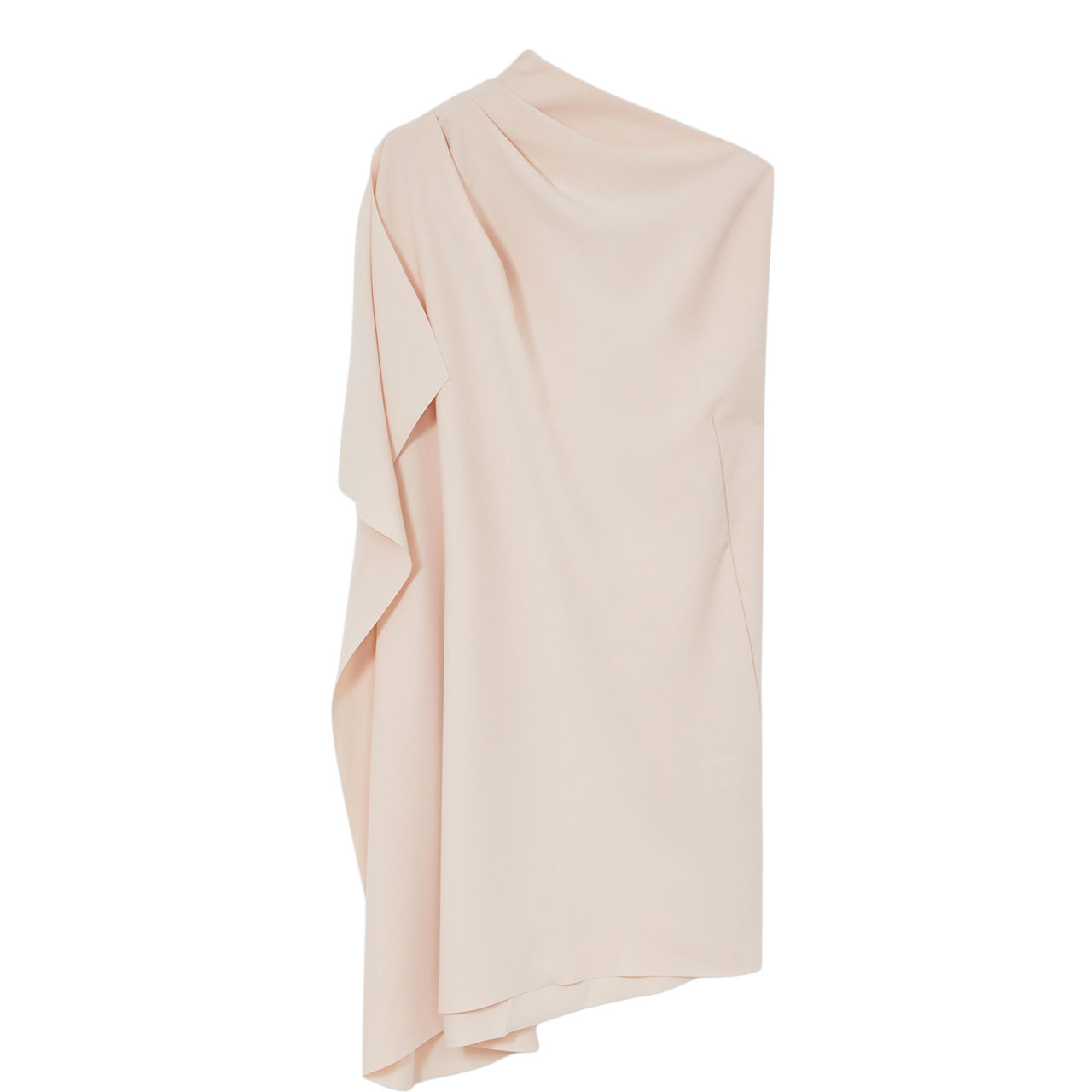 Ellery One-Shoulder Draped Mini Dress