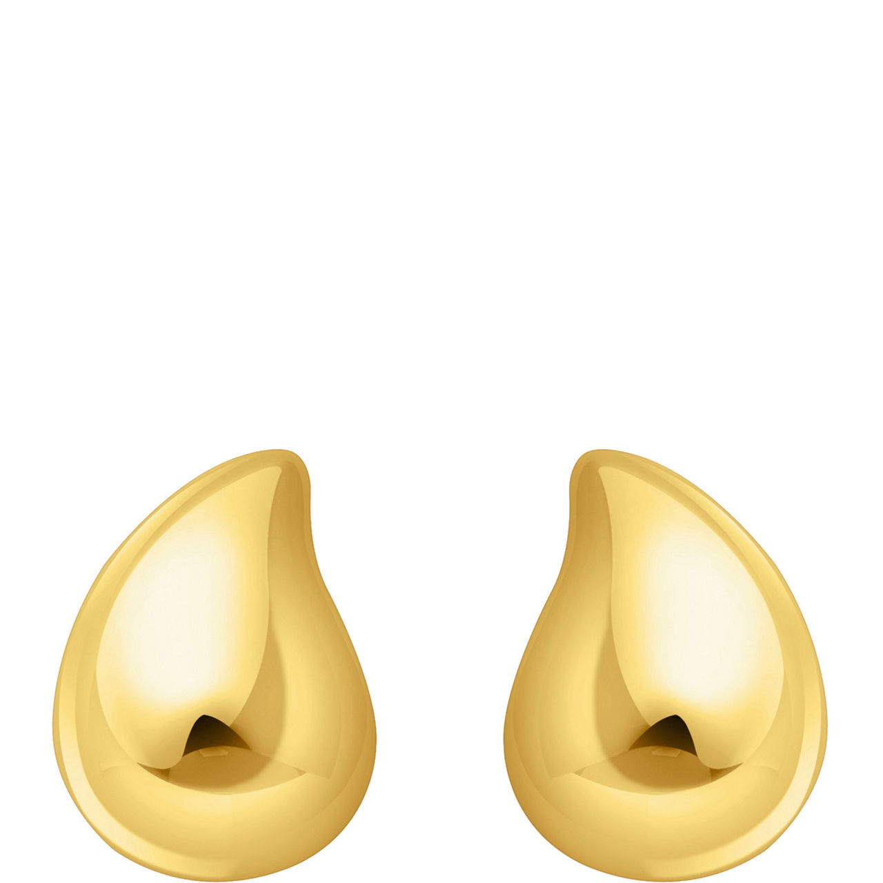 Large Drop Stud Earrings