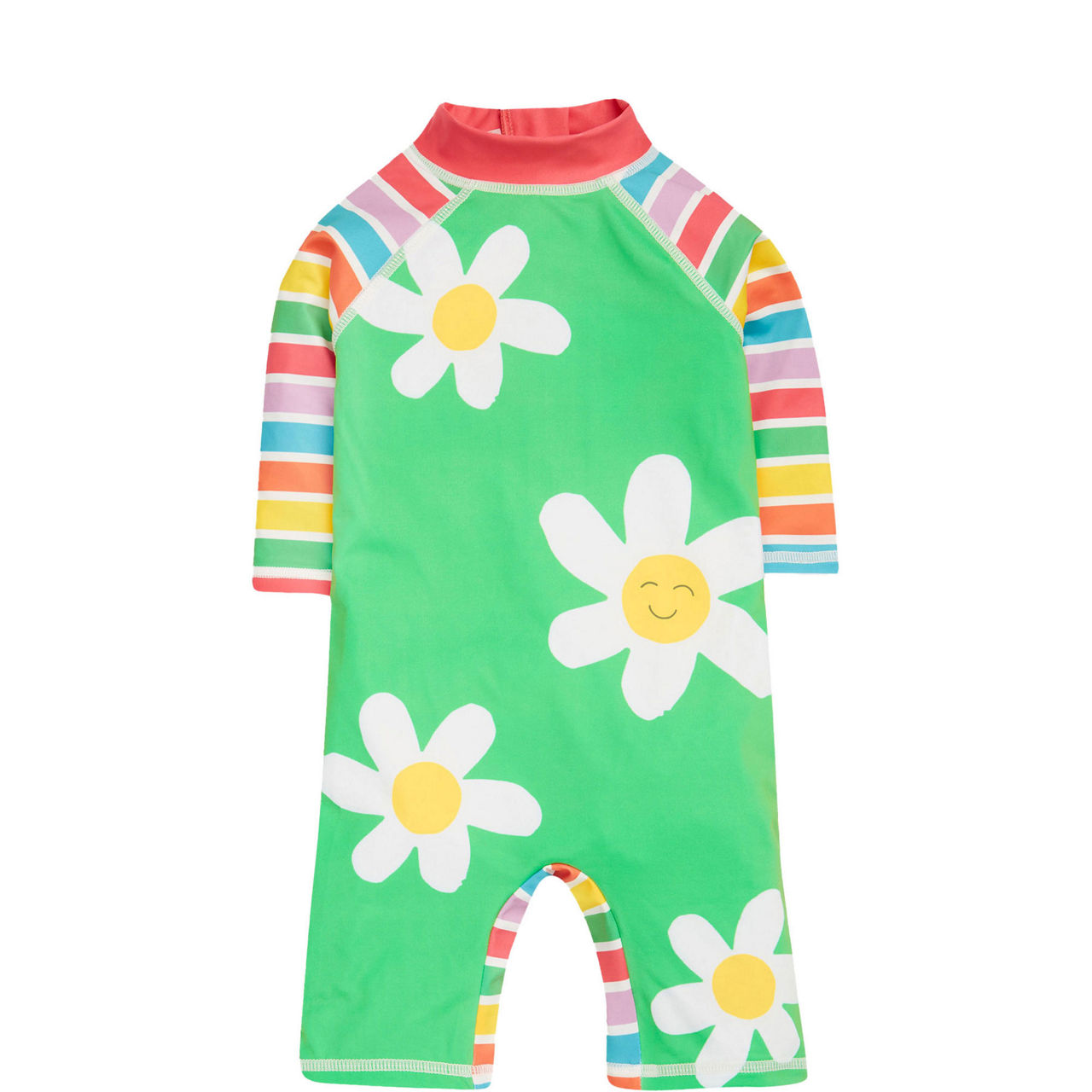 Little Sun Floral Striped Safe Suit