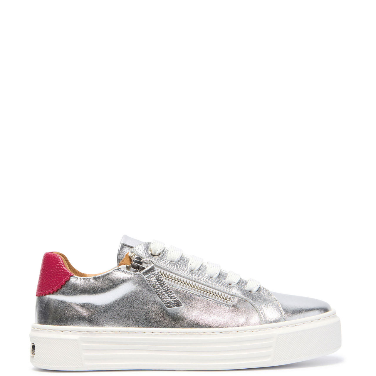 Monique Metallic Platform Trainers