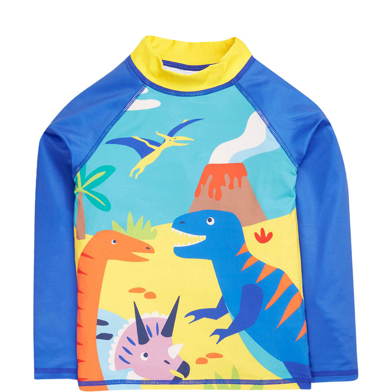 Sun Safe Tropical Dinosaur Rash Vest