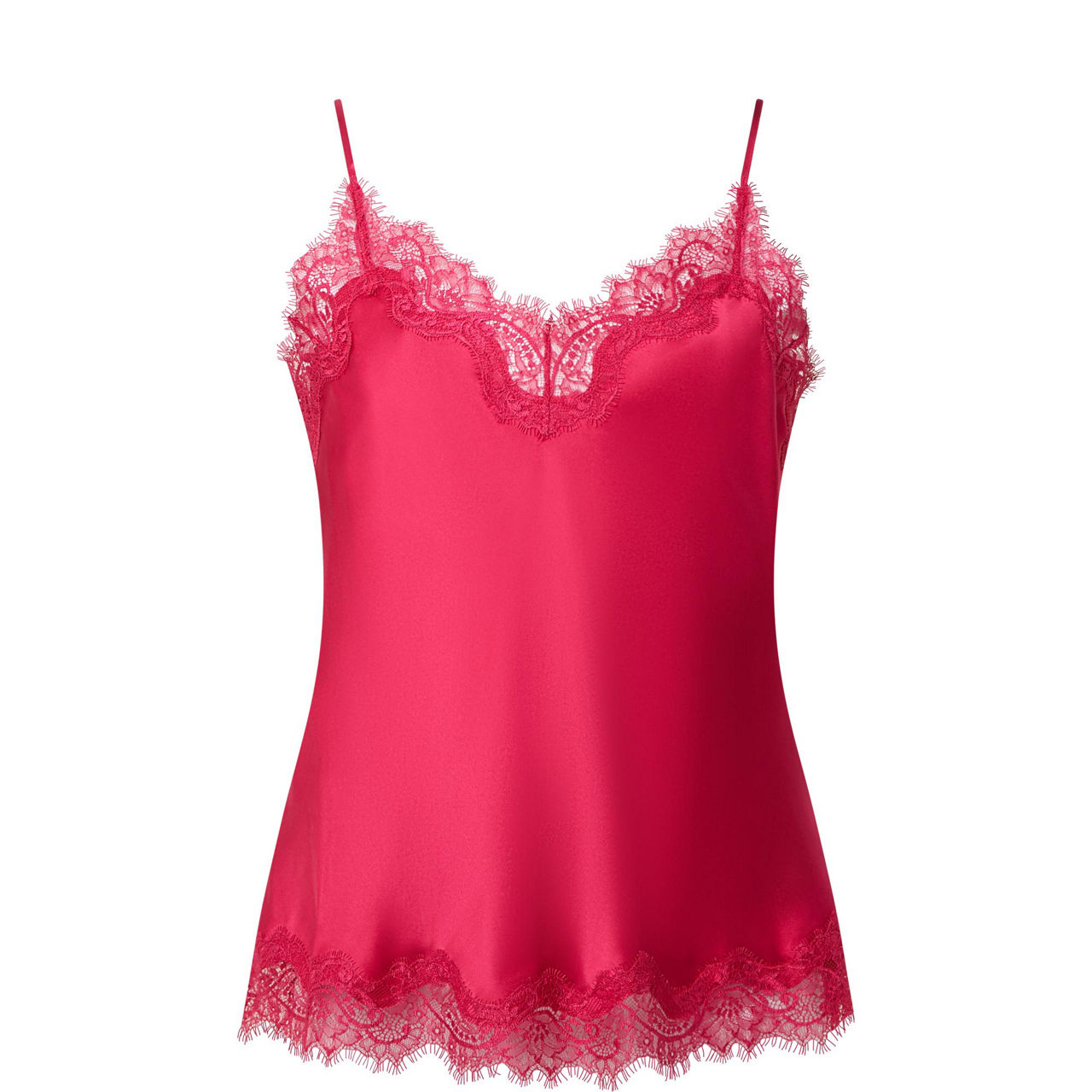 Scarlett Lace Silk Camisole