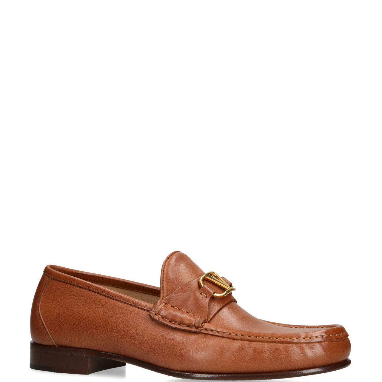 V Logo Loafers