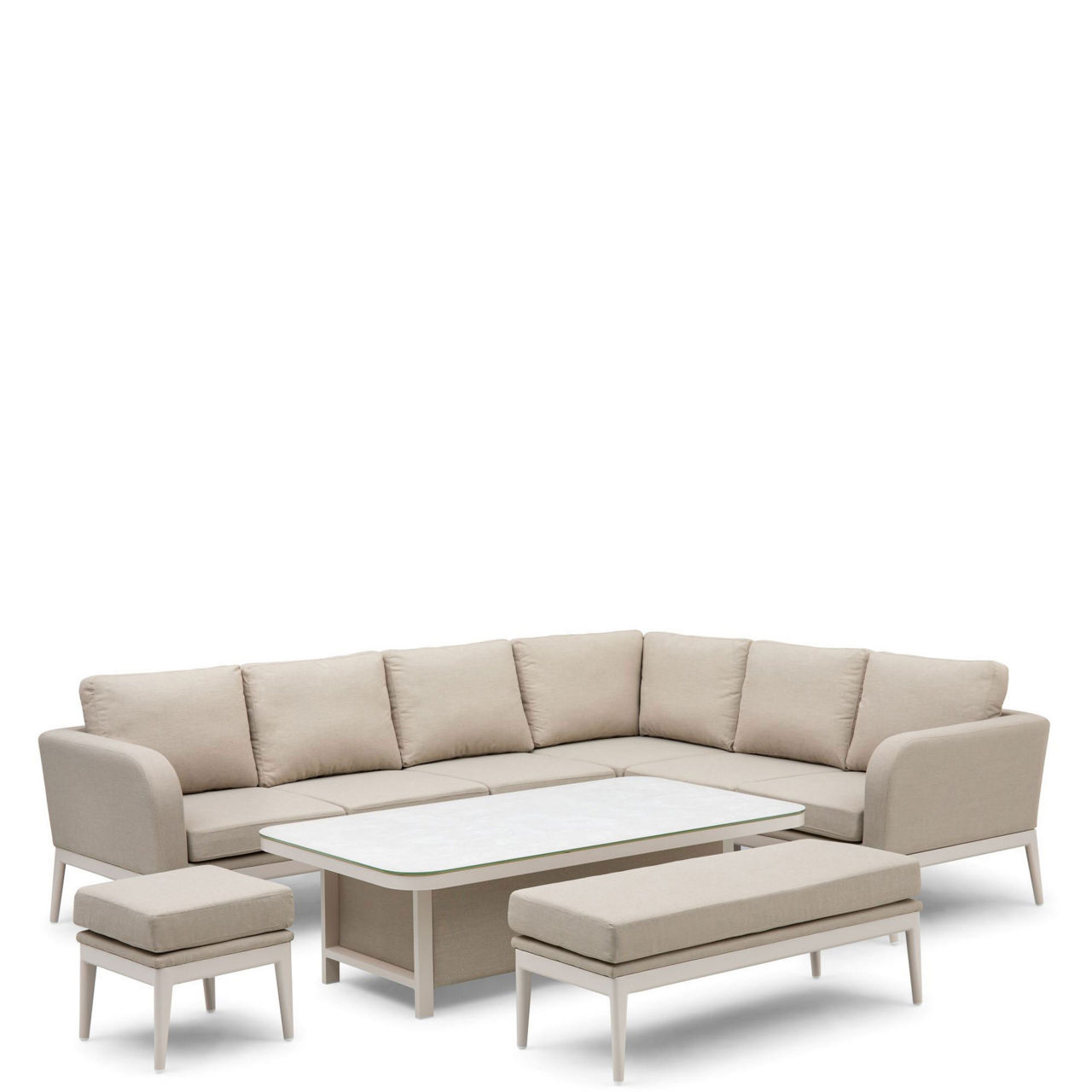 Iris Corner Lounge RHF Set Nature