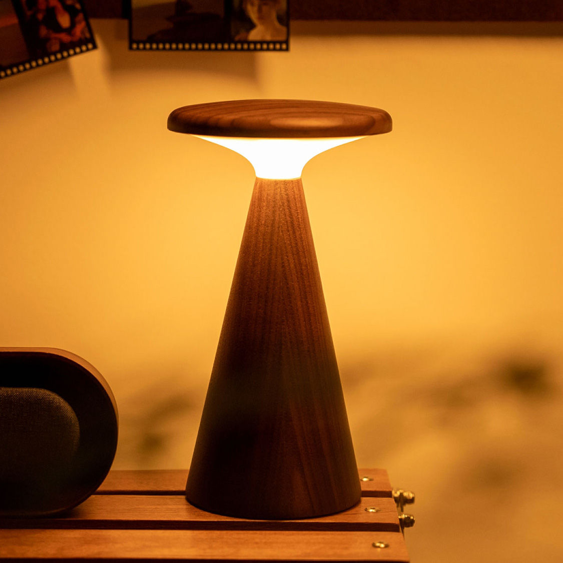 Sylva Large Walnut Table Lamp