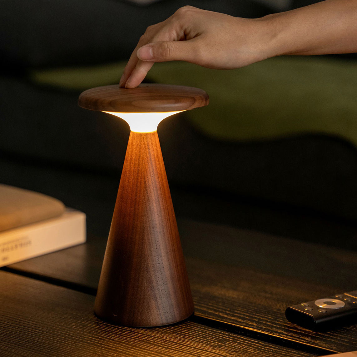 Sylva Large Walnut Table Lamp