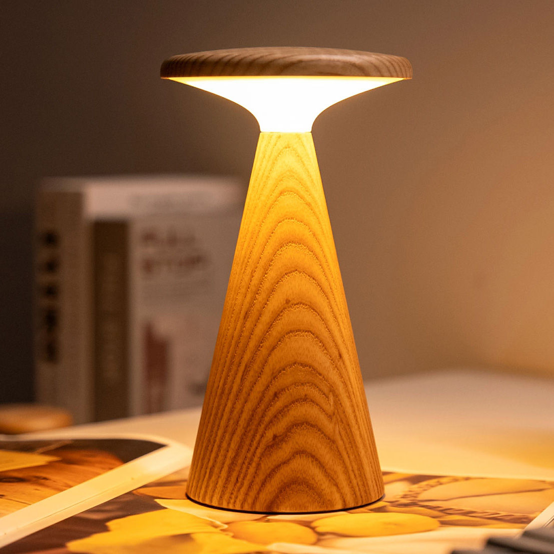 Sylva Large White Ash Table Lamp