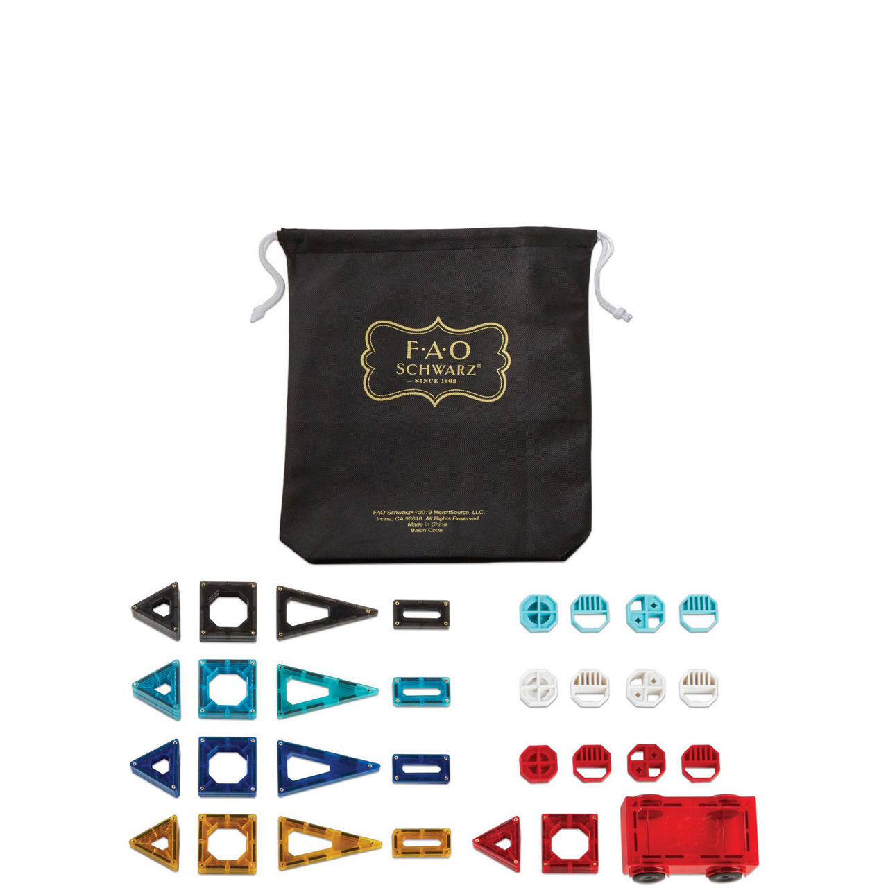 Magnetic Tile & Truck Set