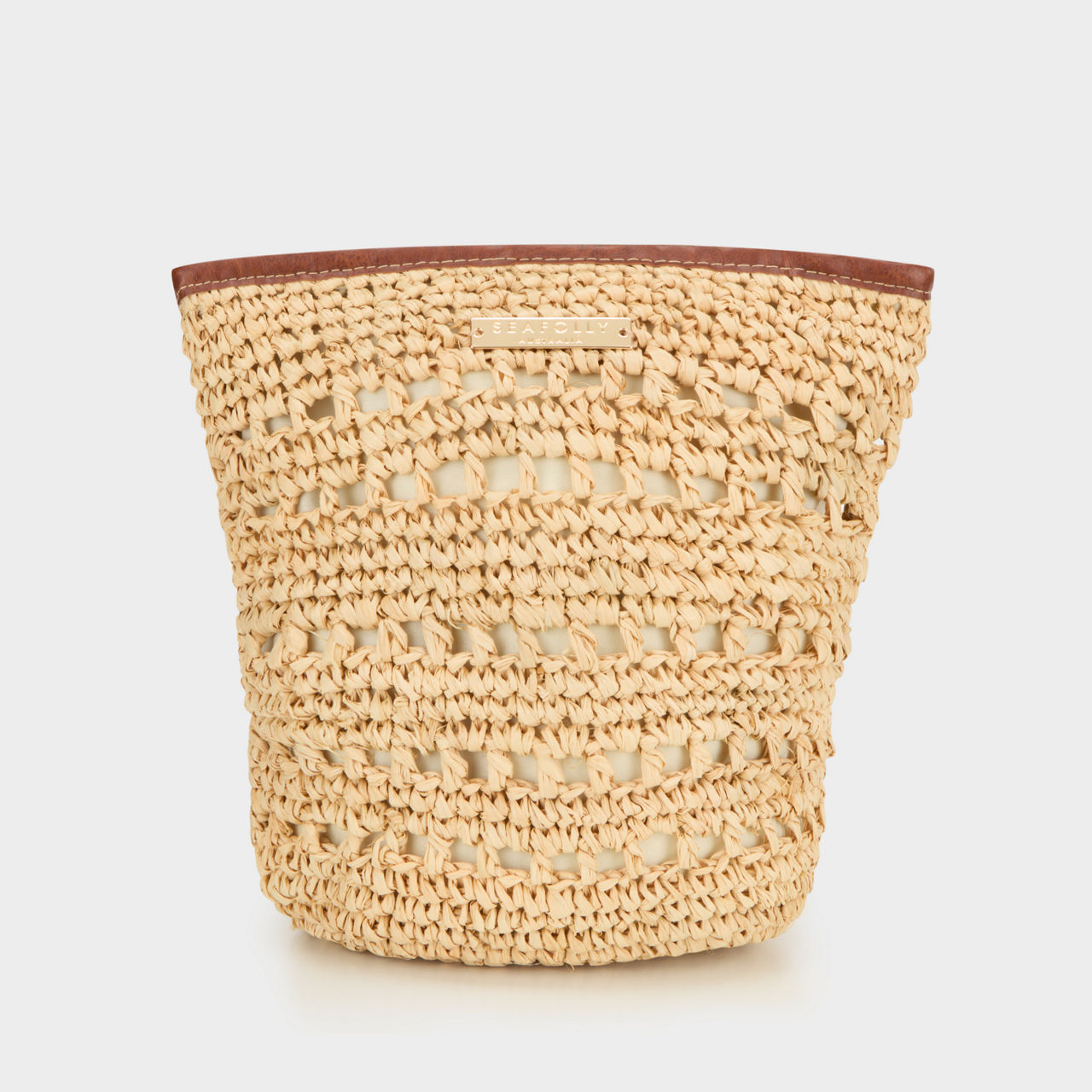 Savona Raffia Pouch Bag