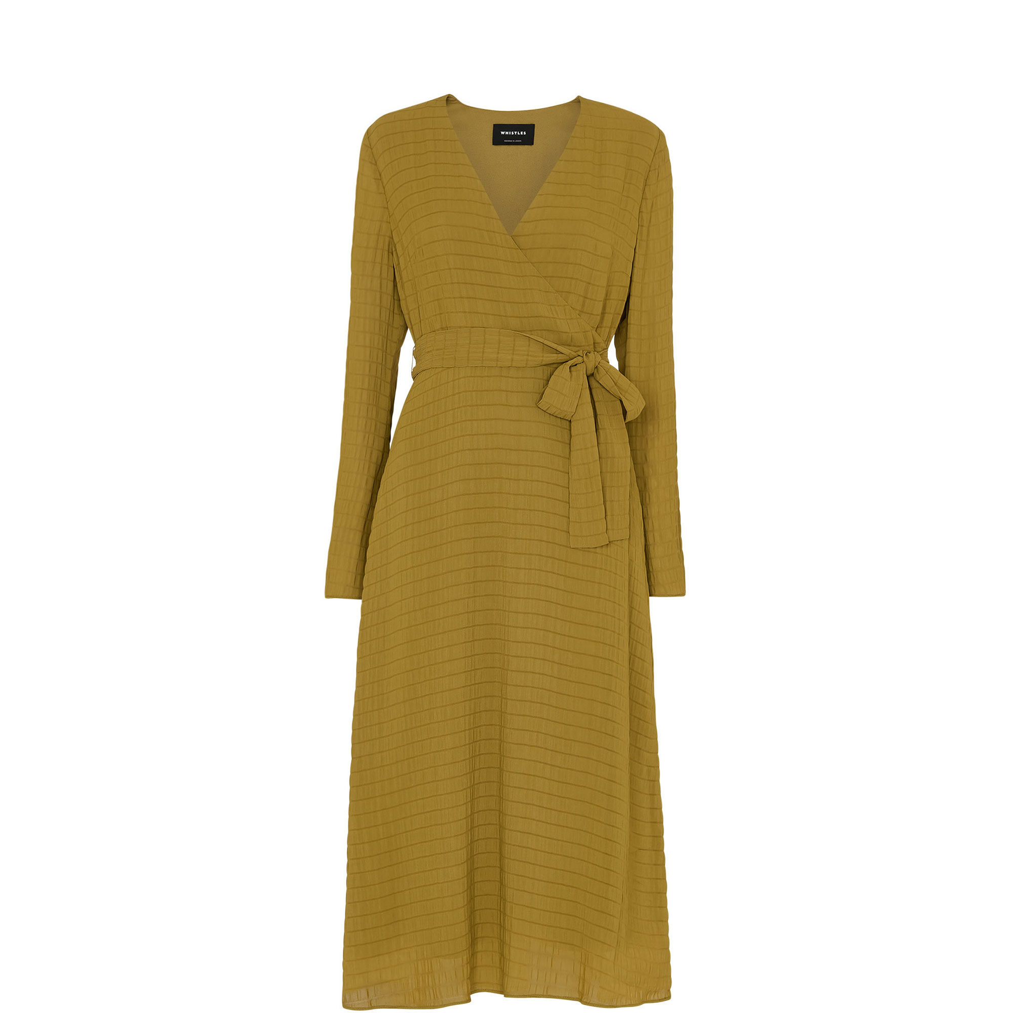 Alex Textured Wrap Dress