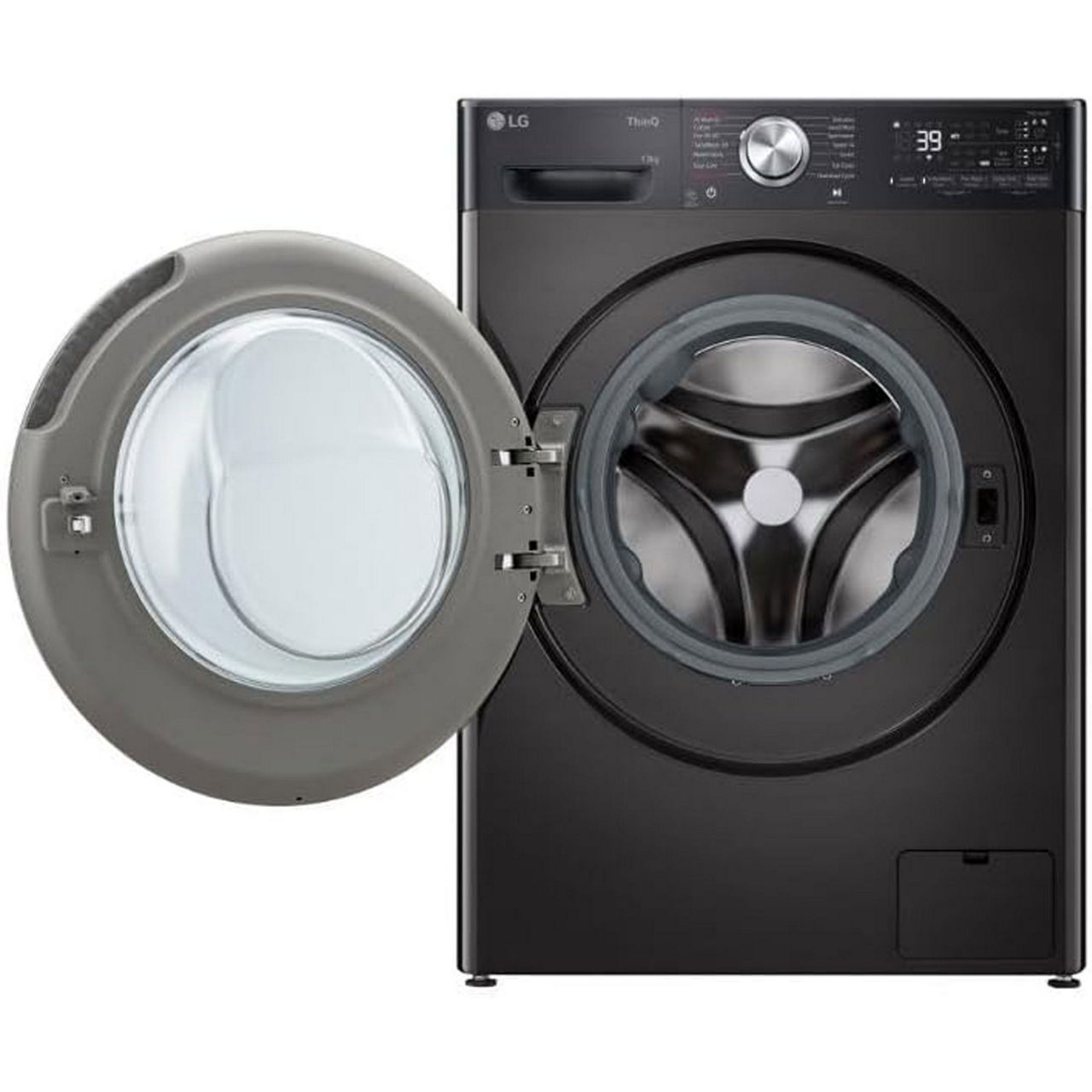 AI DD™ ezDispense™ 13kg Front Load Washing Machine Platnium Black AI DD™ ezDispense™ 13kg Front Load Washing Machine Platnium Black