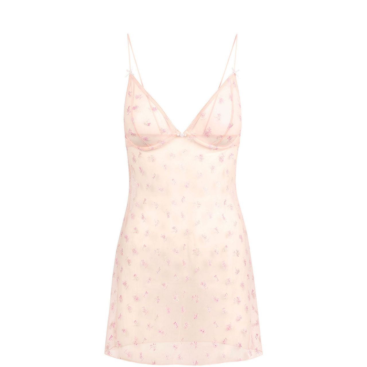 Underwire Slip Dress Primrose Multi Tulle