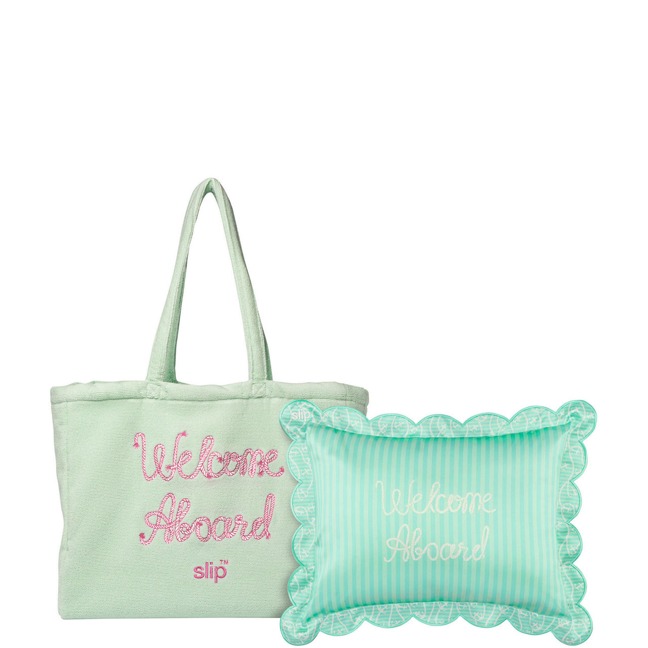 Pure Silk Travel Pillow with Beach Bag
