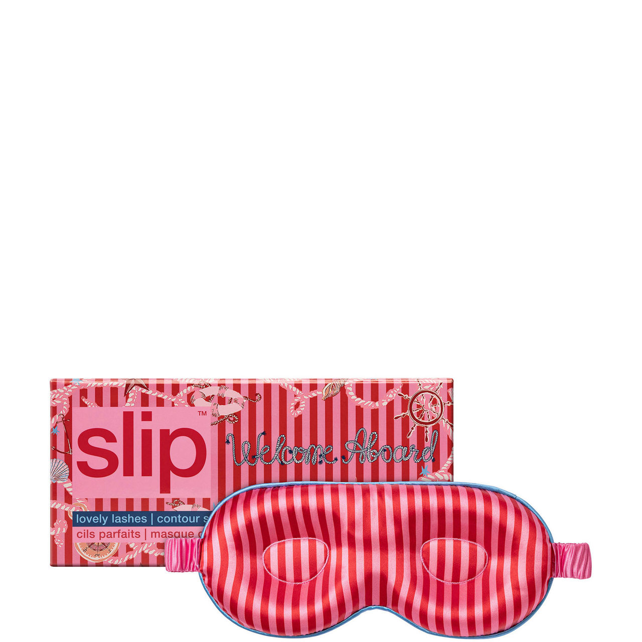Pure Silk Contour Sleep Mask - Welcome Aboard