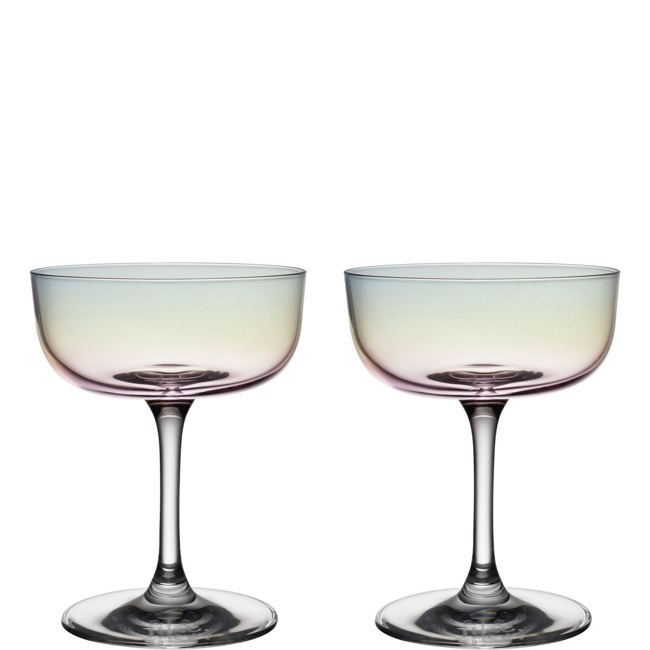 Like Pearl Champagne Coupe, Set of Two
