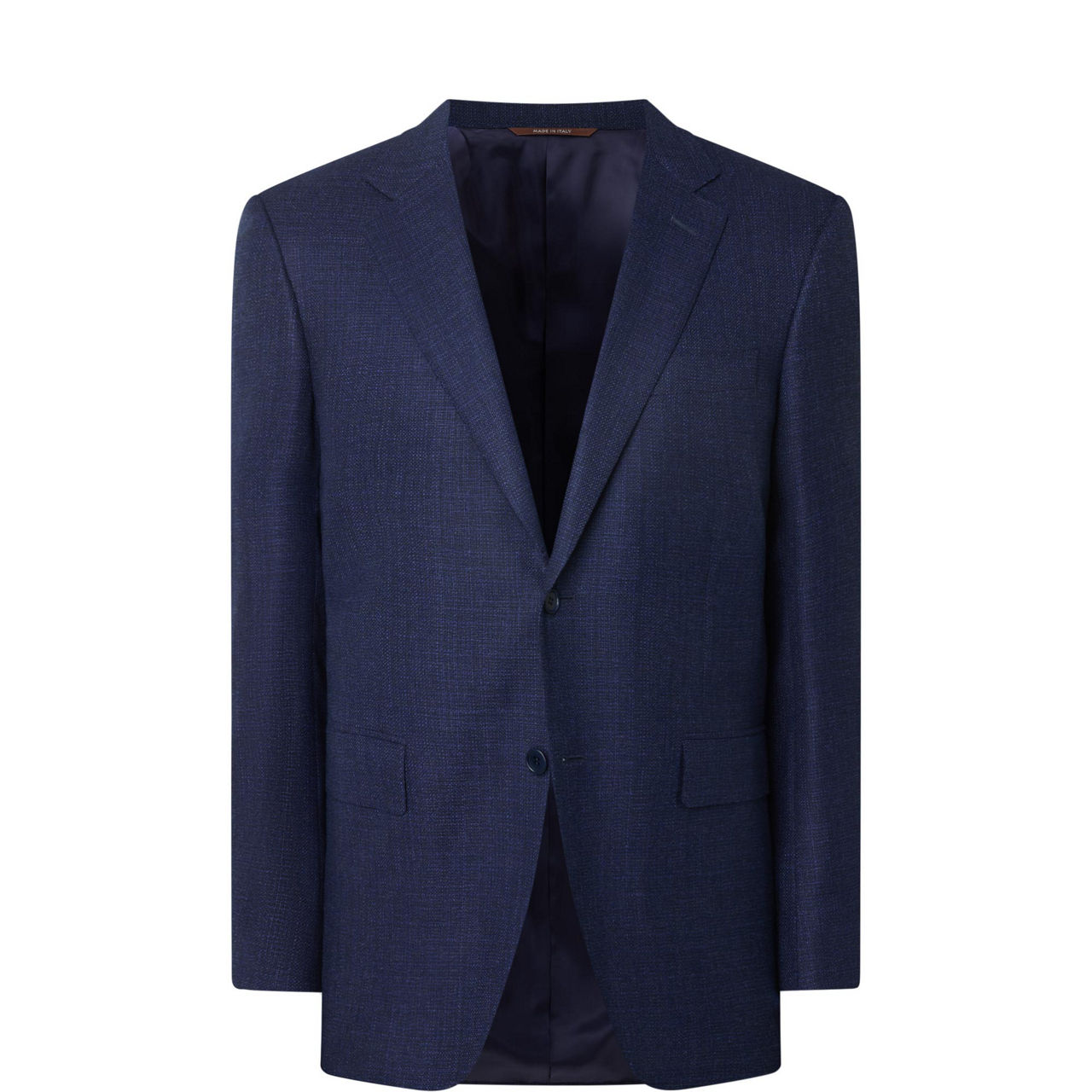 D6 Texture Single-Breasted Blazer