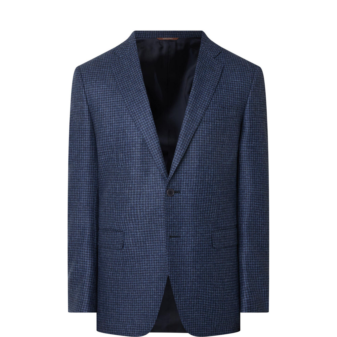 D8 Micro Check Single-Breasted Blazer