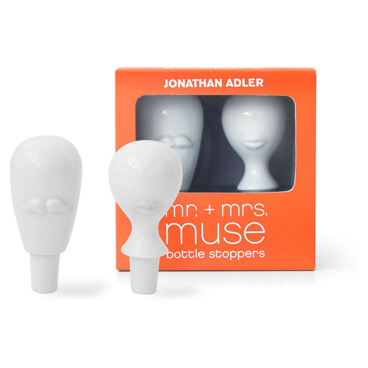 Mr and Mrs Muse Bottle Stopper Set Mr and Mrs Muse Bottle Stopper Set