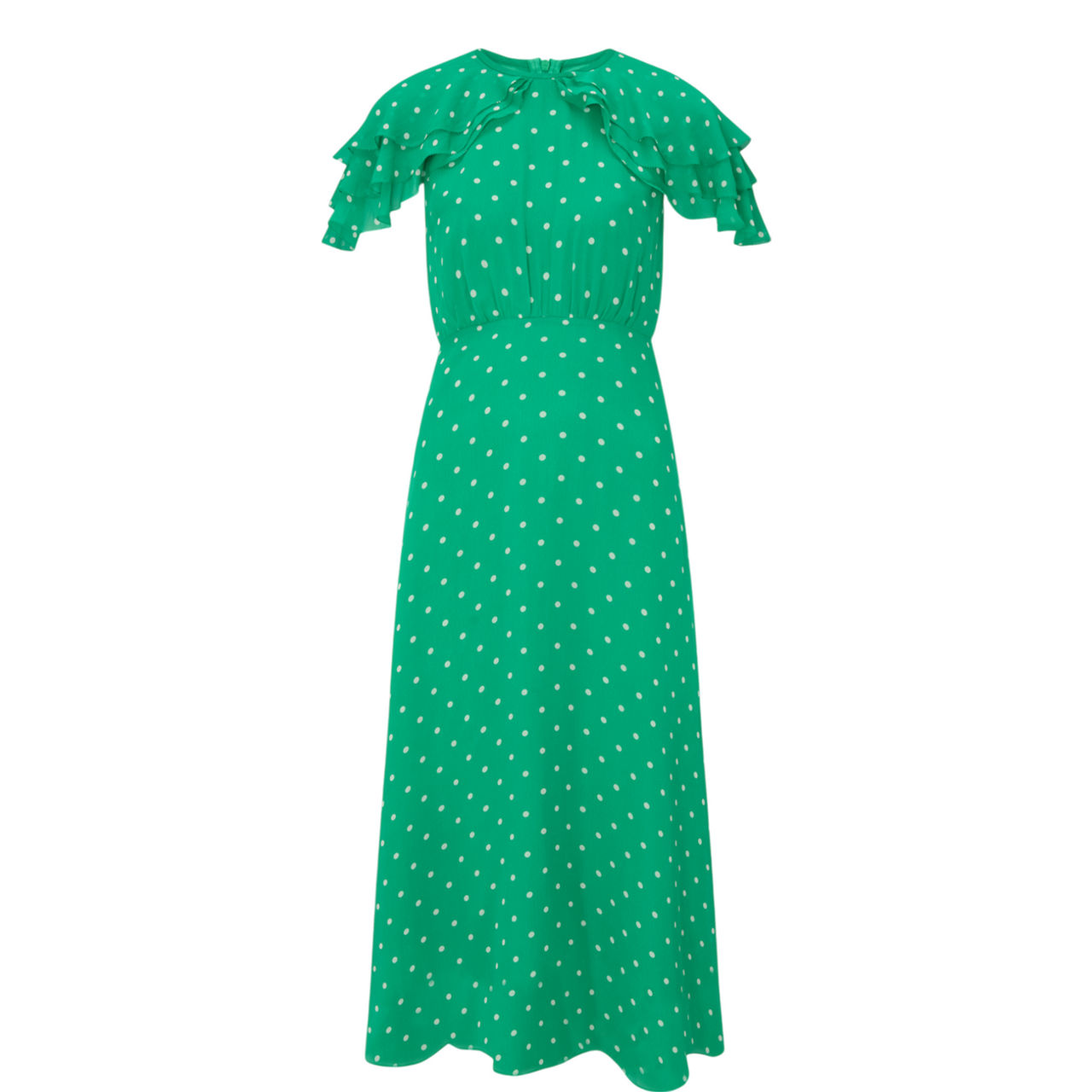 Ellen Polka Dot Flared Dress